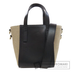 Chloe Sense Handbag Canvas Leather